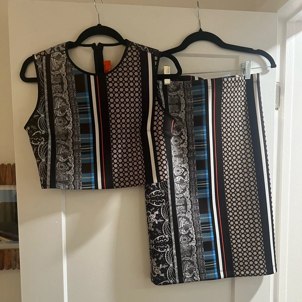 Clover Canyon skirt (medium) and crop (large) set - Picture 3 of 4